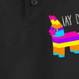 ¡Ay Dios Mio! Piñata Problems Worried Burro Pinata has Candy Accident Classic Dry Zone Grid Performance Polo