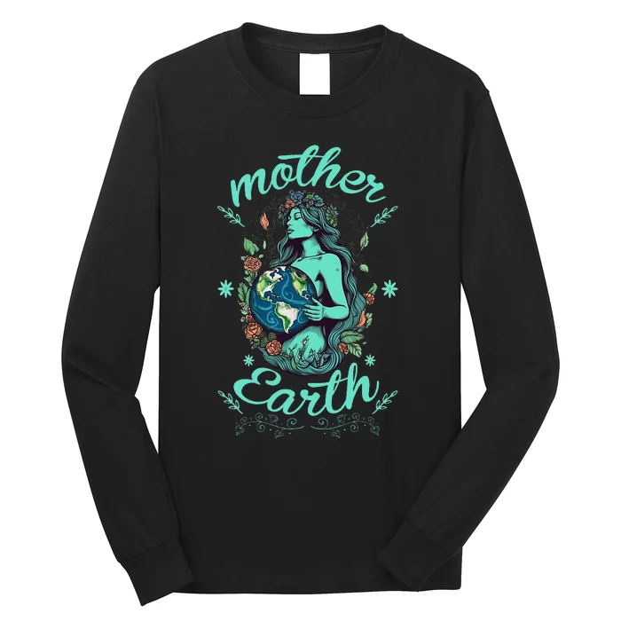 ARBOR Day Mother Earth Environmental Awareness Tree Planting Long Sleeve Shirt