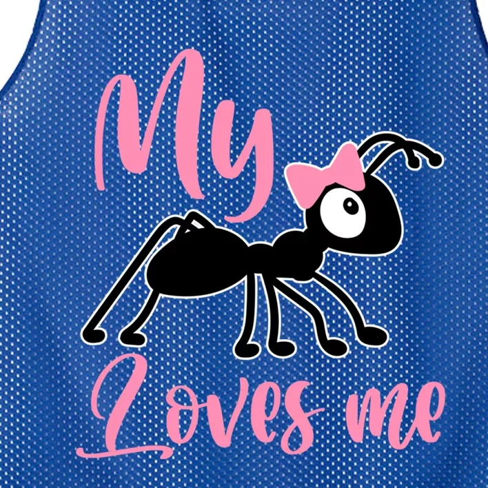 Ant Design My Aunt Loves Me Family Funny Gift For Nephew And Niece Gift Mesh Reversible Basketball Jersey Tank