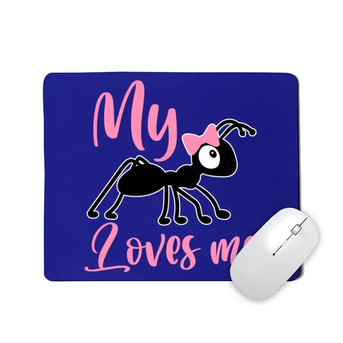 Ant Design My Aunt Loves Me Family Funny Gift For Nephew And Niece Gift Mousepad