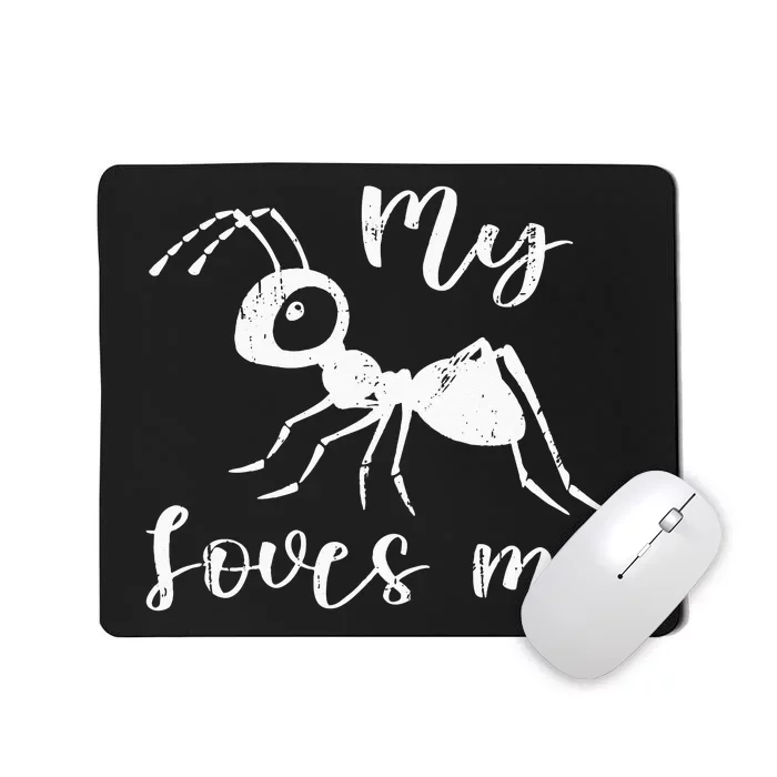 Ant Design My Aunt Loves Me Nephew & Niece Vintage Ant Mousepad