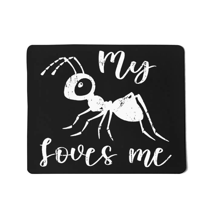 Ant Design My Aunt Loves Me Nephew & Niece Vintage Ant Mousepad