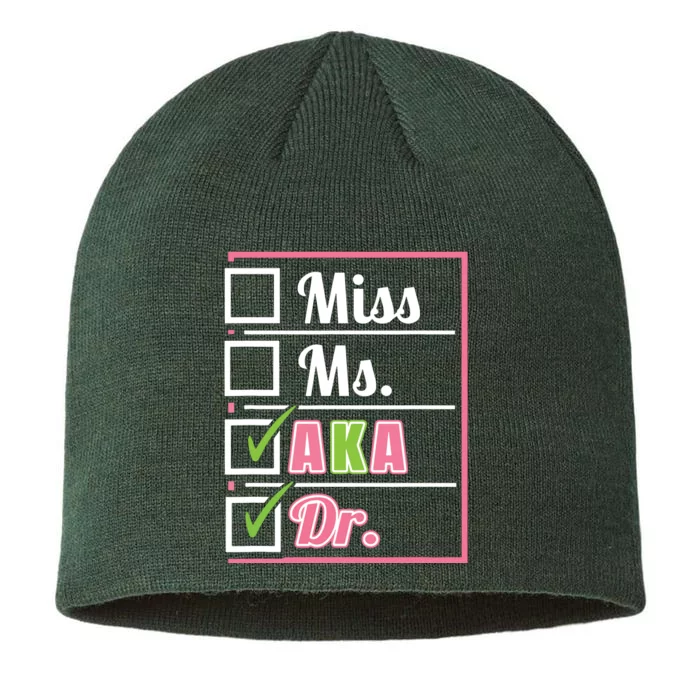 AKA Doctor Medical Worker Appreciation Graduation 8 1/2in Sustainable Knit Beanie