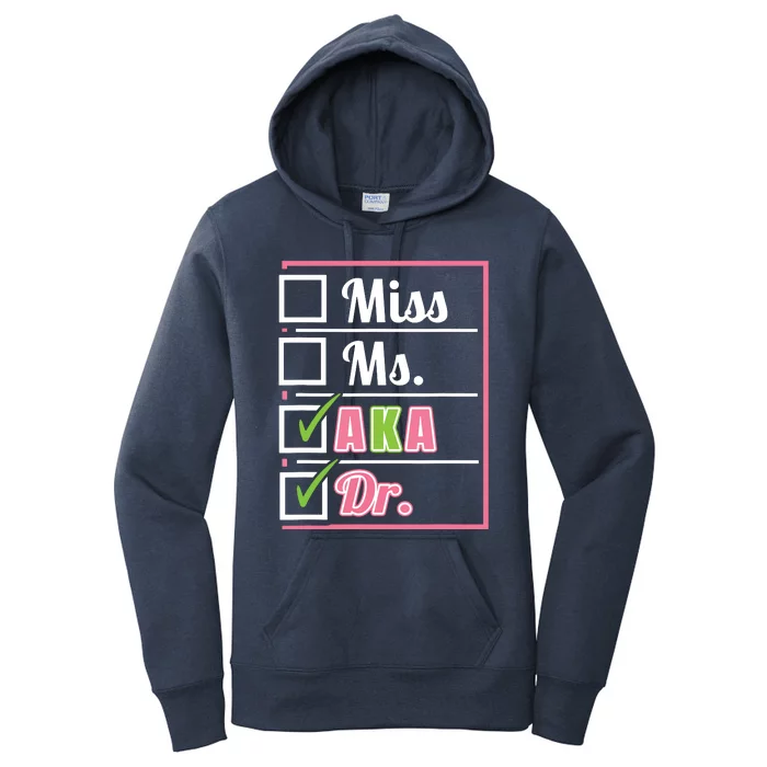 AKA Doctor Medical Worker Appreciation Graduation Women's Pullover Hoodie