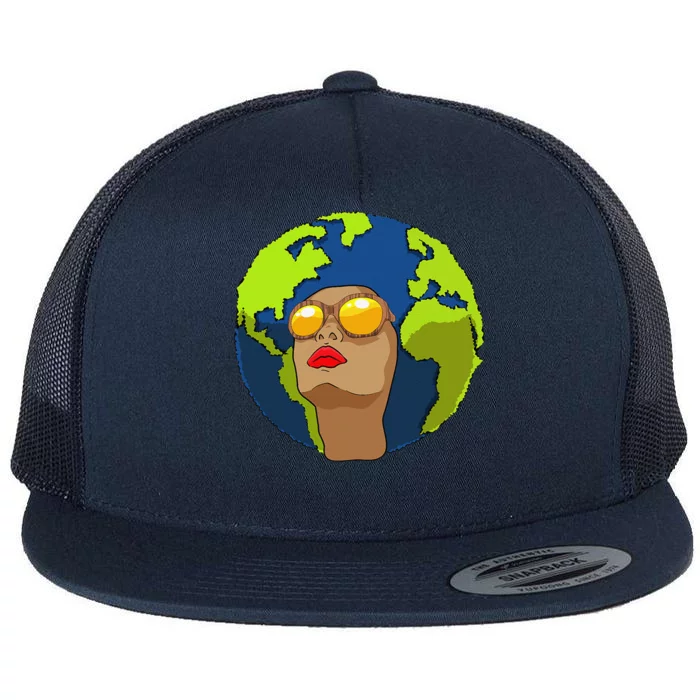 Arbor Day Mother Earth Day Women Flat Bill Trucker Hat