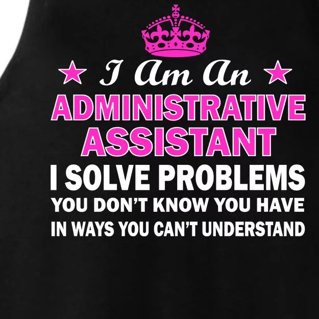 Administrative Professional Assistant Solve Problems Ladies Tri-Blend Wicking Tank