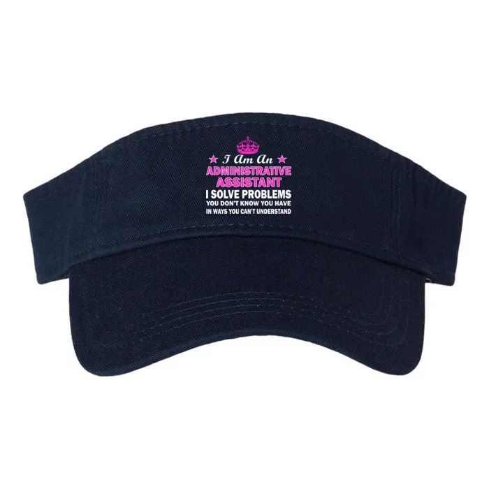 Administrative Professional Assistant Solve Problems Valucap Bio-Washed Visor