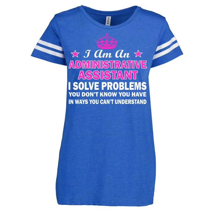 Administrative Professional Assistant Solve Problems Enza Ladies Jersey Football T-Shirt