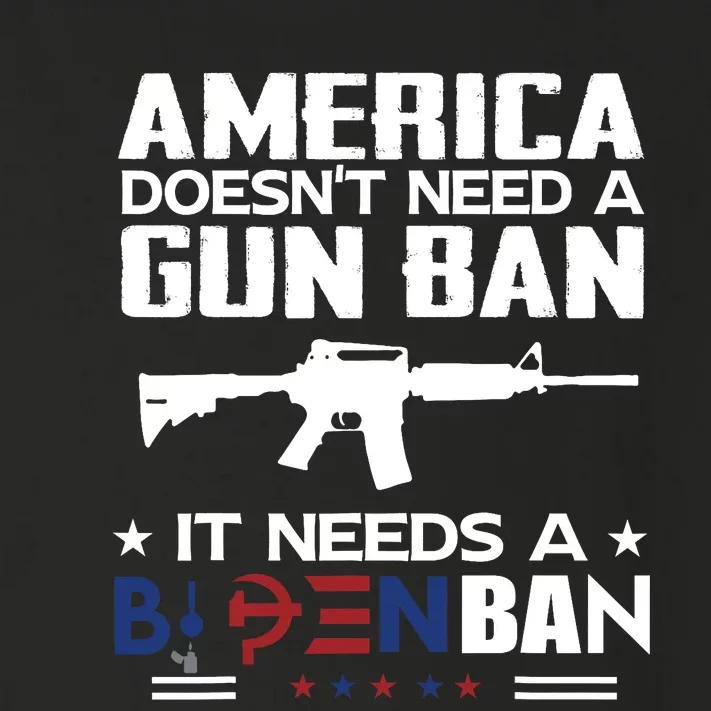 America Doesnt Need A Gun Ban It Needs A Bidenban Toddler Long Sleeve Shirt