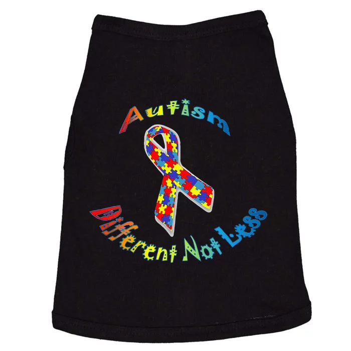 Autism Different Not Less For Autism Awareness Doggie Tank