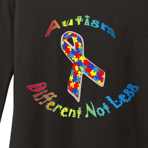 Autism Different Not Less For Autism Awareness Womens CVC Long Sleeve Shirt