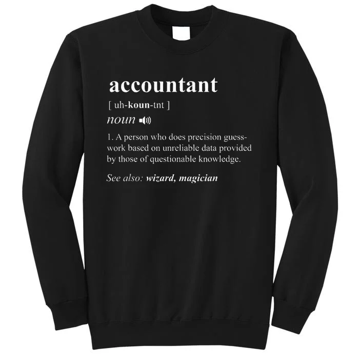 Accountant Definition Noun Accounting Major Cpa Sweatshirt