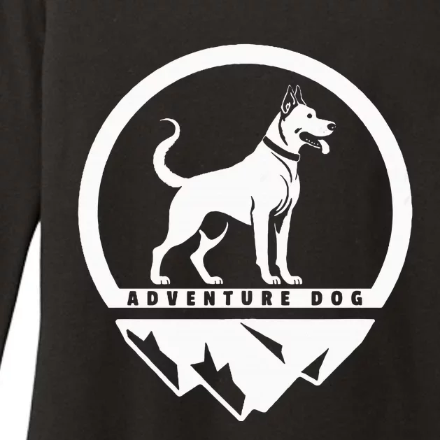 Adventure Dog Outdoor Enthusiast And Dog Lover Womens CVC Long Sleeve Shirt