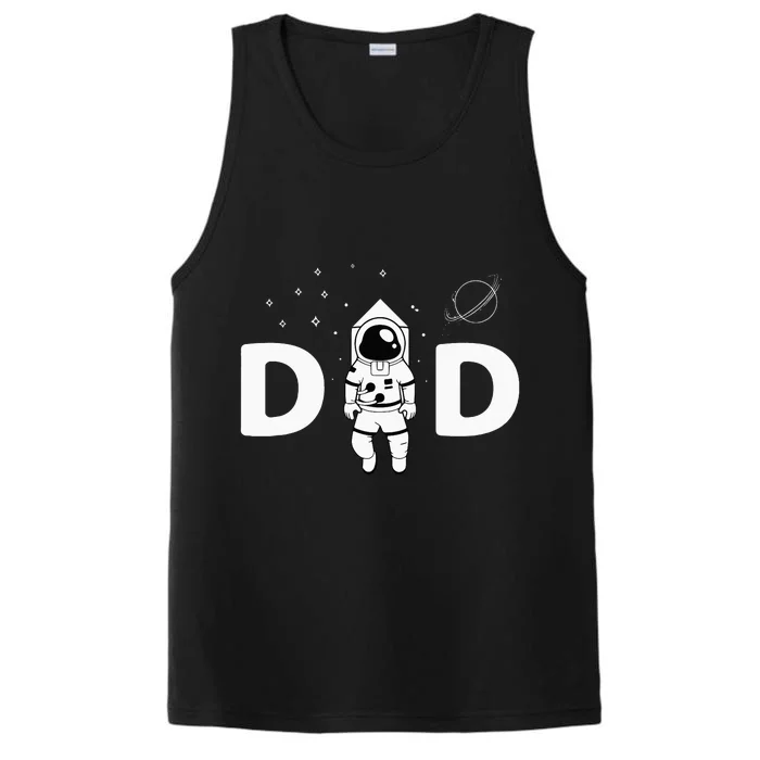 Astronaut Daddy Outer Space Birthday Party Performance Tank