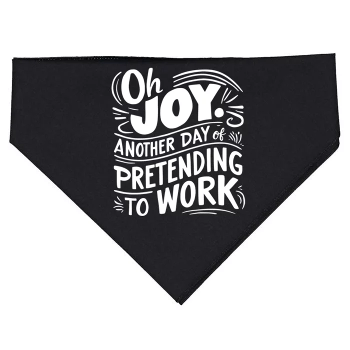 Another Day Of Pretending To Work USA-Made Doggie Bandana