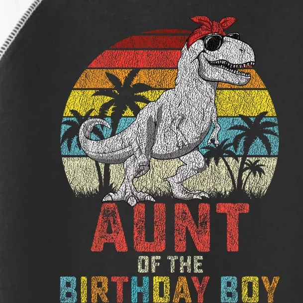 Aunt Dinosaur Of The Birthday Boy Matching Family Toddler Fine Jersey T-Shirt