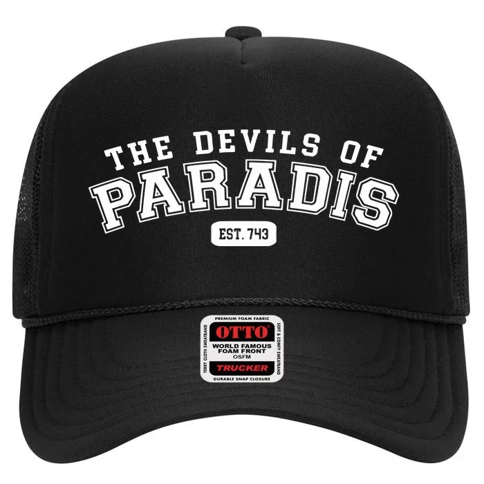 Anime Devils Of Paradis High Crown Mesh Trucker Hat