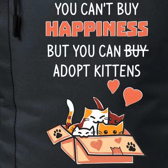 Adopt Kittens Buy Happiness Daily Commute Backpack