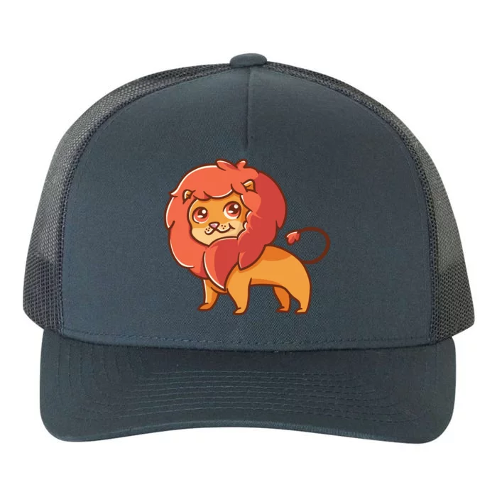 Adorable Baby Lion Yupoong Adult 5-Panel Trucker Hat