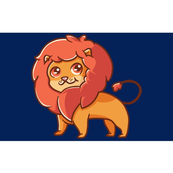 Adorable Baby Lion Bumper Sticker