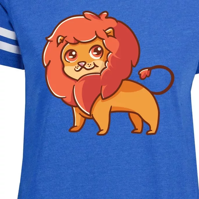 Adorable Baby Lion Enza Ladies Jersey Football T-Shirt