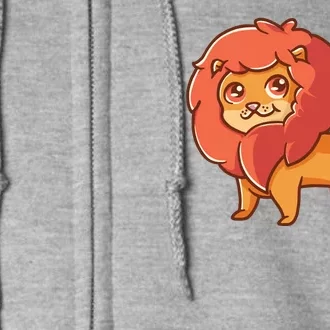 Adorable Baby Lion Full Zip Hoodie