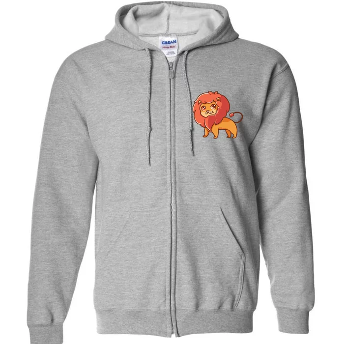 Adorable Baby Lion Full Zip Hoodie