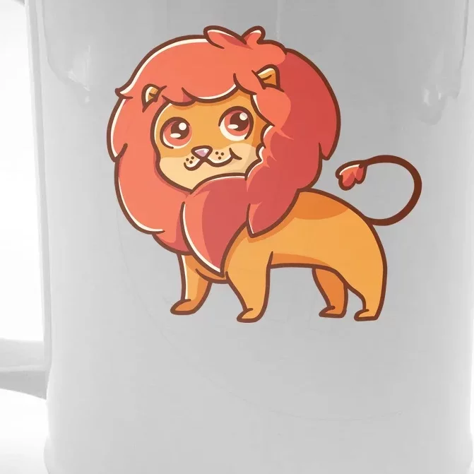 Adorable Baby Lion Front & Back Beer Stein