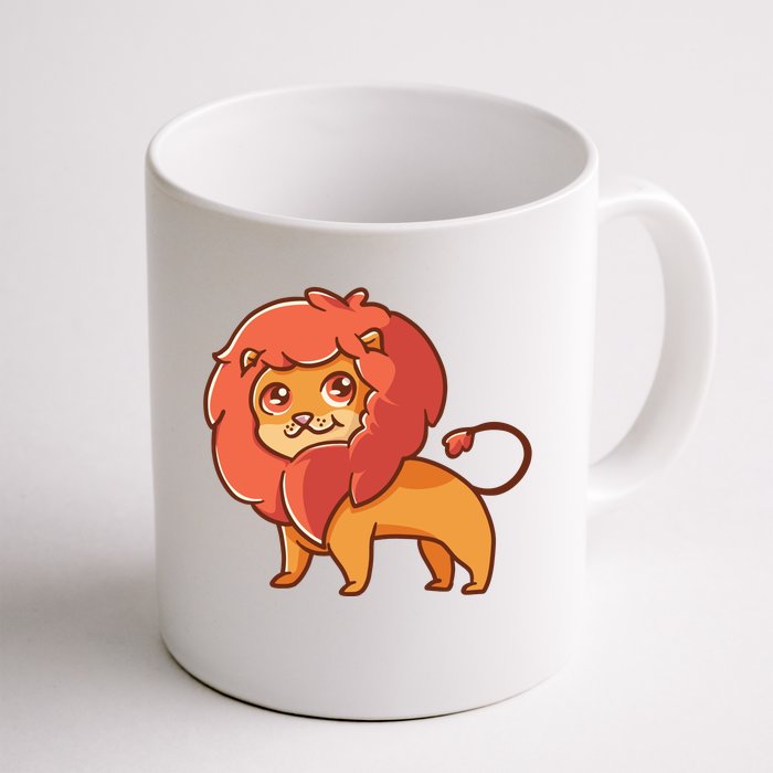 Adorable Baby Lion Front & Back Coffee Mug