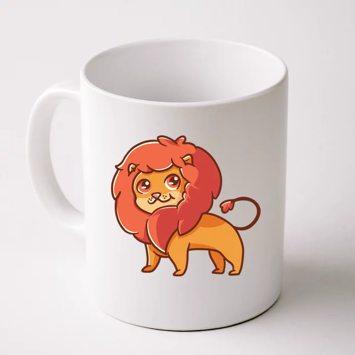 Adorable Baby Lion Front & Back Coffee Mug