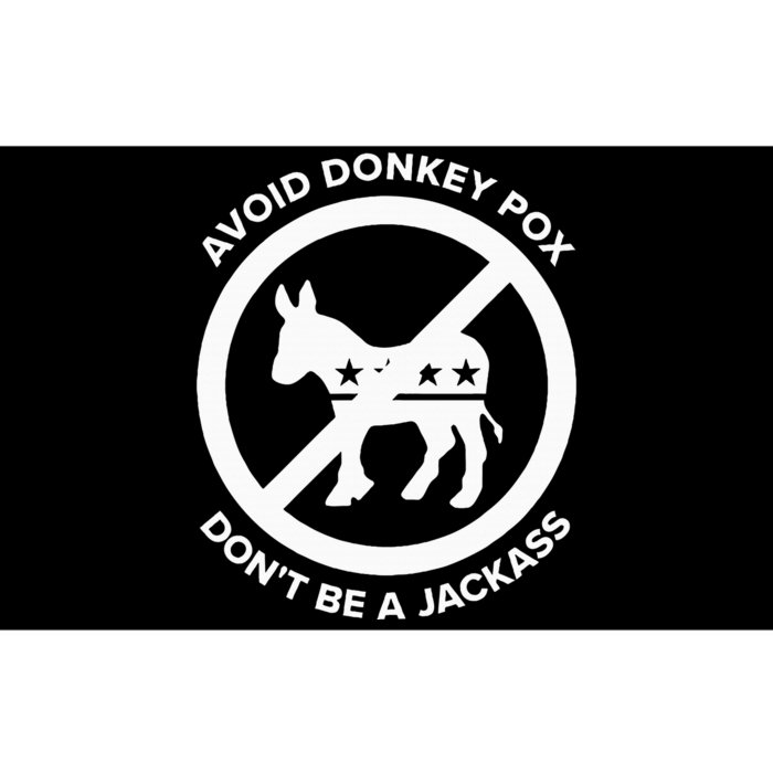 Avoid Donkey Pox DonT Be A Jackass Bumper Sticker