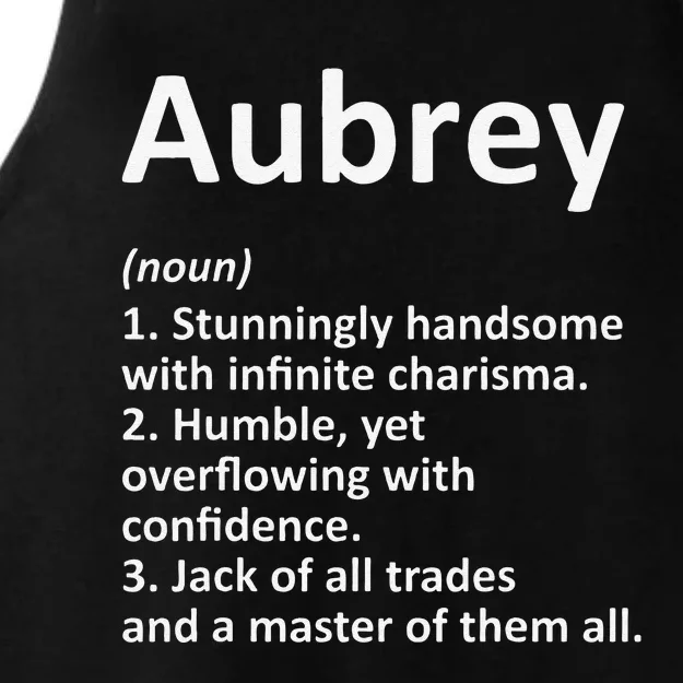 AUBREY Definition Personalized Name Funny Birthday Gift Idea Ladies Tri-Blend Wicking Tank