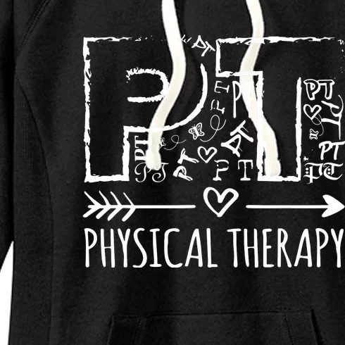 Aesthetic Design PT Physical Therapy Women's Fleece Hoodie