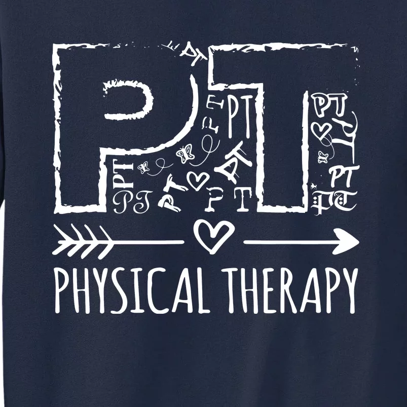 Aesthetic Design PT Physical Therapy Tall Sweatshirt