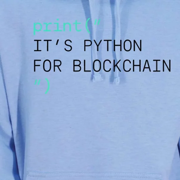 Algorand Developers Print ItS Python For Blockchain Unisex Surf Hoodie