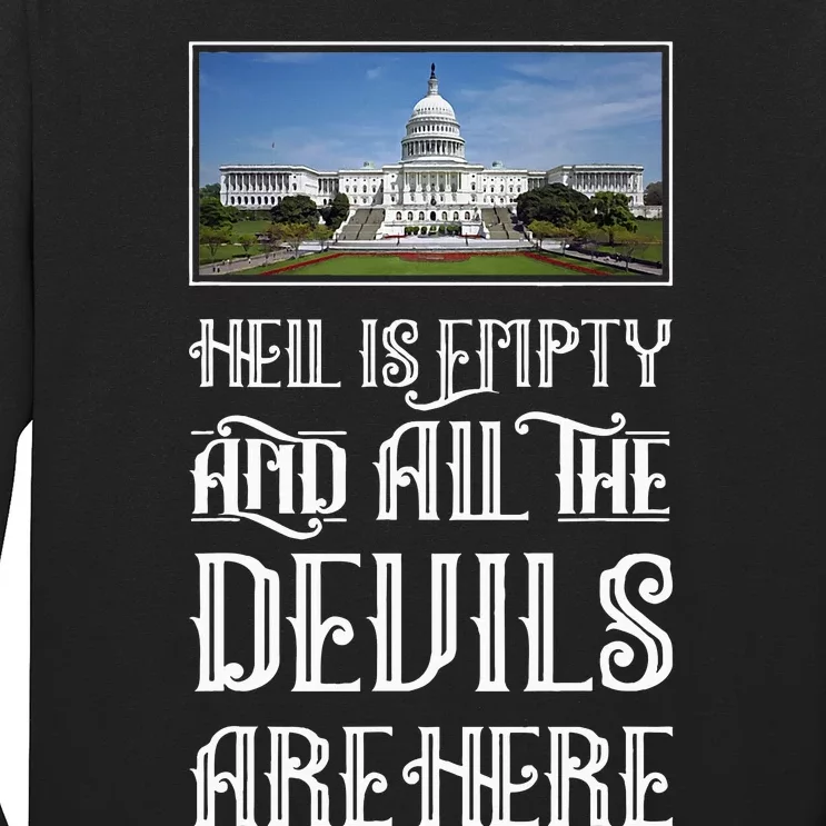 Antigovernment Defund Politicians And Washington Political Long Sleeve Shirt