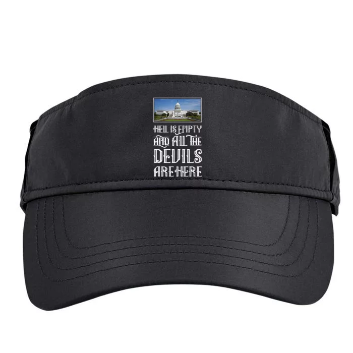 Antigovernment Defund Politicians And Washington Political Adult Drive Performance Visor