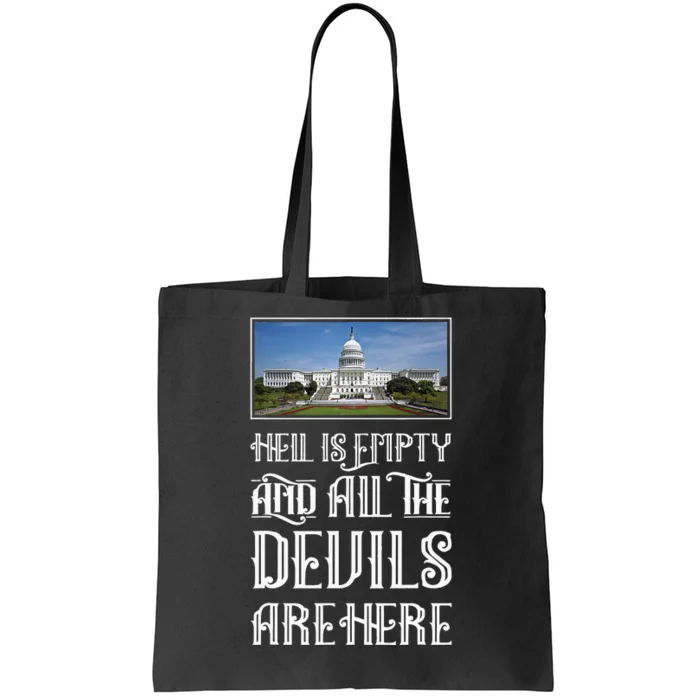 Antigovernment Defund Politicians And Washington Political Tote Bag