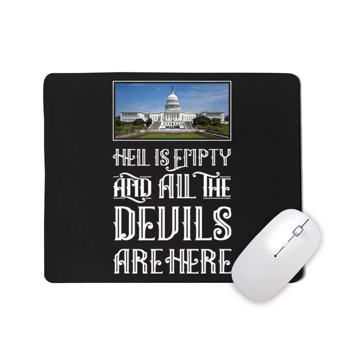 Antigovernment Defund Politicians And Washington Political Mousepad