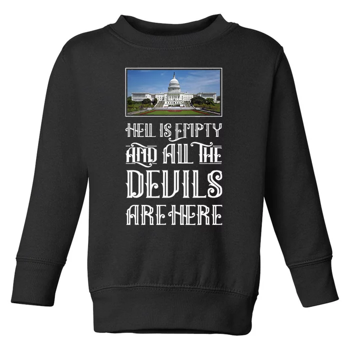 Antigovernment Defund Politicians And Washington Political Toddler Sweatshirt