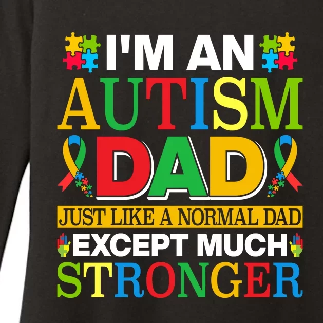 Autism Dad Quote Motivational Autistism Dad Funny Fathers Day Quote Autism Sayin Womens CVC Long Sleeve Shirt