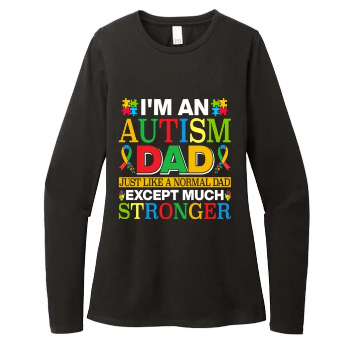 Autism Dad Quote Motivational Autistism Dad Funny Fathers Day Quote Autism Sayin Womens CVC Long Sleeve Shirt