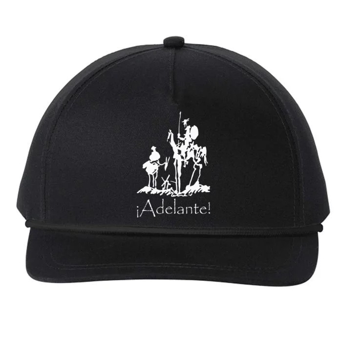 ¡Adelante! Don Quixote Sancho Panza Snapback Five-Panel Rope Hat