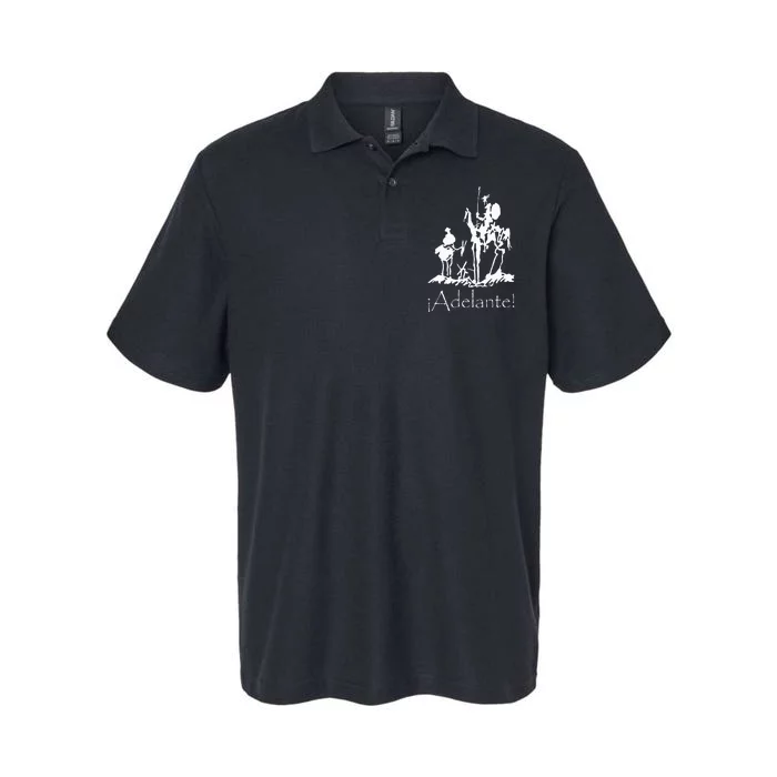 ¡Adelante! Don Quixote Sancho Panza Softstyle Adult Sport Polo