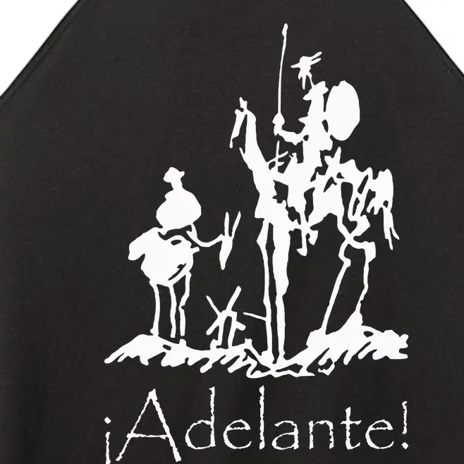 ¡Adelante! Don Quixote Sancho Panza Women’s Perfect Tri Rocker Tank