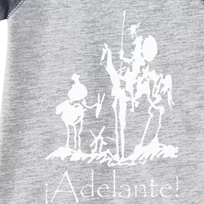 ¡Adelante! Don Quixote Sancho Panza Infant Baby Jersey Bodysuit