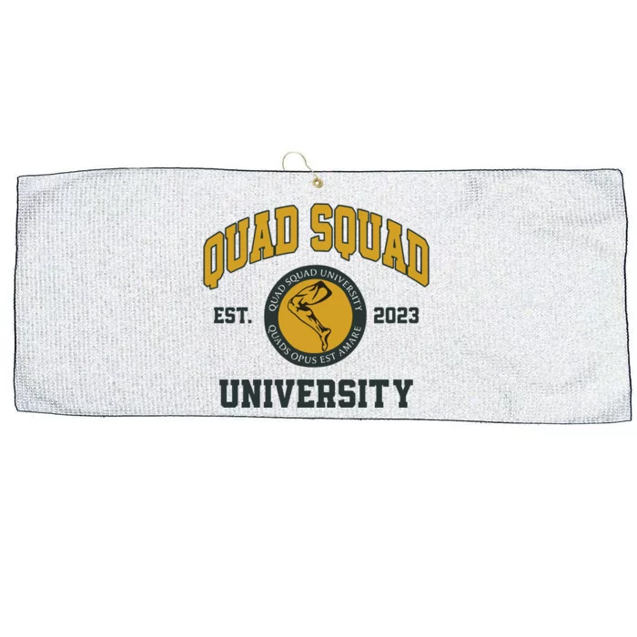 Aj Dillon Quad Squad University Large Microfiber Waffle Golf Towel