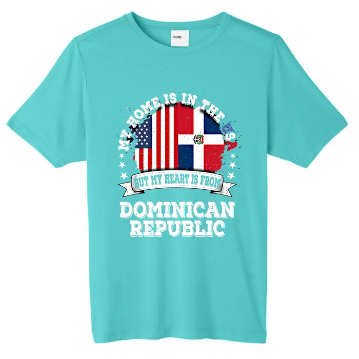 American Dominican Republic Flag Gift ChromaSoft Performance T-Shirt