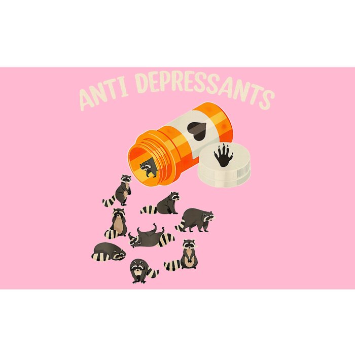 Anti Depressants Raccoon Bumper Sticker