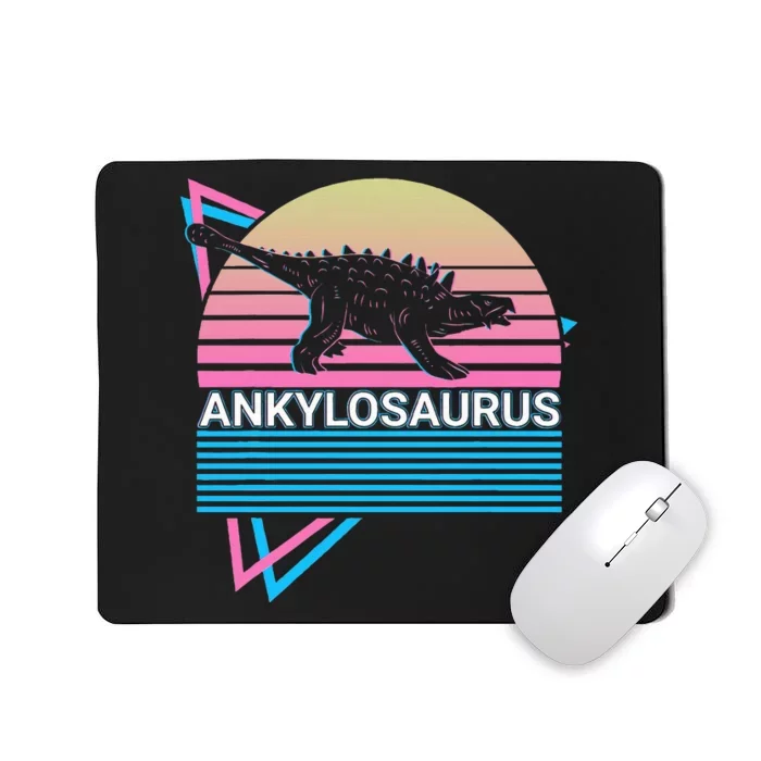 Ankylosaurus Dinosaur Retro Mousepad